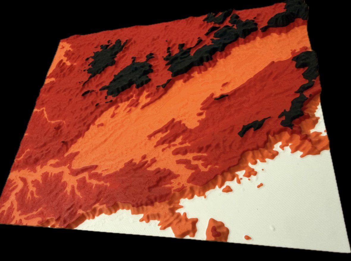Topografía a varios colores