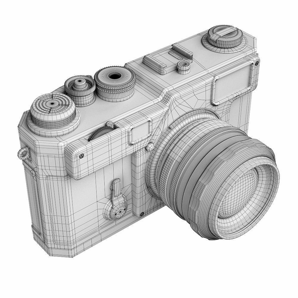 Modelado 3D de una cámara fotográfica